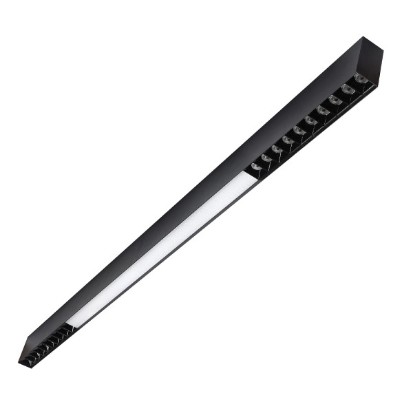 Lampa liniowa LED 40W 3000K czarna 120 cm 1084672