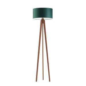 Lampa MIAMI drewniana tripod do wnętrz Mahoń/ Zieleń Butelkowa 1003638 Lampa MIAMI drewniana tripod do wnętrz Mahoń/ Zieleń Butelkowa 1003638