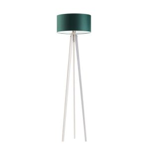 Lampa MIAMI tripod drewno styl skandynawski Biały/ Zieleń Butelkowa 1007007 Lampa MIAMI tripod drewno styl skandynawski Biały/ Zieleń Butelkowa 1007007