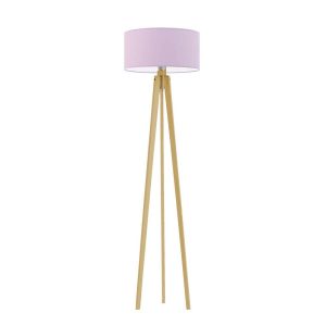 Lampa MIAMI tripod drewno styl skandynawski Dąb/ Jasny Fioletowy 1003658 Lampa MIAMI tripod drewno styl skandynawski Dąb/ Jasny Fioletowy 1003658