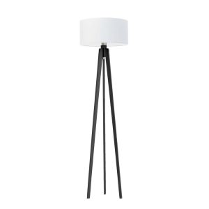 Lampa MIAMI tripod drewno styl skandynawski Heban/ Biały 1003647 Lampa MIAMI tripod drewno styl skandynawski Heban/ Biały 1003647
