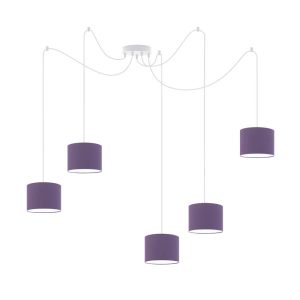 Lampa nad stół WAIKIKI W5 Biały – Fioletowy 883622 Lampa nad stół WAIKIKI W5 Biały – Fioletowy 883622