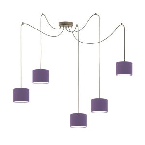 Lampa nad stół WAIKIKI W5 Stare Złoto – Fioletowy 883591 Lampa nad stół WAIKIKI W5 Stare Złoto – Fioletowy 883591