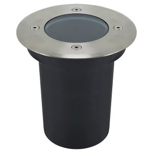 Lampa najazdowa Samir ze szkła hartowanego srebrna 441565 Lampa najazdowa Samir ze szkła hartowanego srebrna 441565