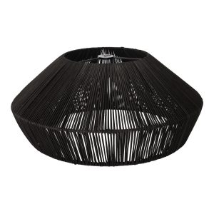 Lampa naturalna rattanowa wisząca – 50 cm (czarna) 342540 Lampa naturalna rattanowa wisząca – 50 cm (czarna) 342540