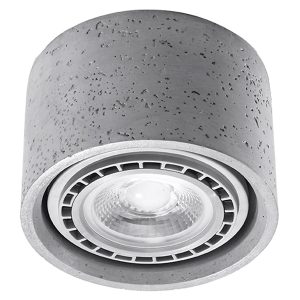 Lampa natynkowa Basic 1 betonowa szara 52512 Lampa natynkowa Basic 1 betonowa szara 52512
