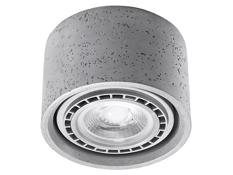 Lampa natynkowa Basic 1 betonowa szara 52512