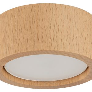 Lampa natynkowa Eve 4,5 cm drewniana brązowa 293898 Lampa natynkowa Eve 4,5 cm drewniana brązowa 293898