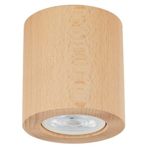 Lampa natynkowa Eve 8,5 cdrewniana brązowa 293677 Lampa natynkowa Eve 8,5 cdrewniana brązowa 293677