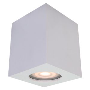 Lampa natynkowa Fabrycio stalowa biała 51432 Lampa natynkowa Fabrycio stalowa biała 51432