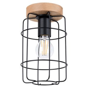 Lampa natynkowa Gotto stalowa czarna 328670 Lampa natynkowa Gotto stalowa czarna 328670