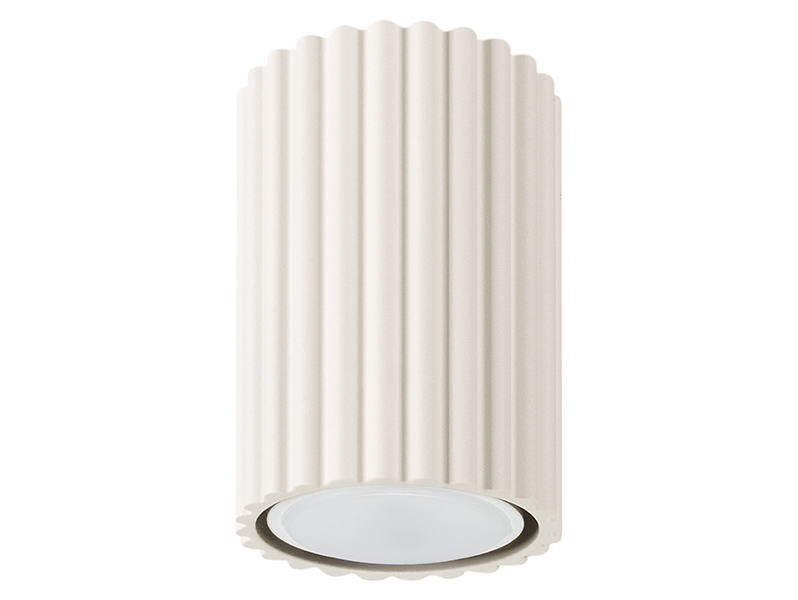 Lampa natynkowa Karbon aluminiowa 10 cm beżowa 439223