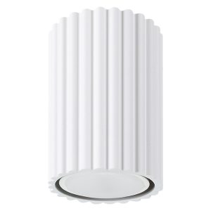 Lampa natynkowa Karbon aluminiowa 10 cm biała 439166 Lampa natynkowa Karbon aluminiowa 10 cm biała 439166