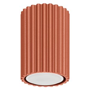 Lampa natynkowa Karbon aluminiowa 10 cm czerwona 439261 Lampa natynkowa Karbon aluminiowa 10 cm czerwona 439261