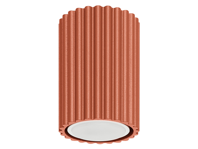 Lampa natynkowa Karbon aluminiowa 10 cm czerwona 439261