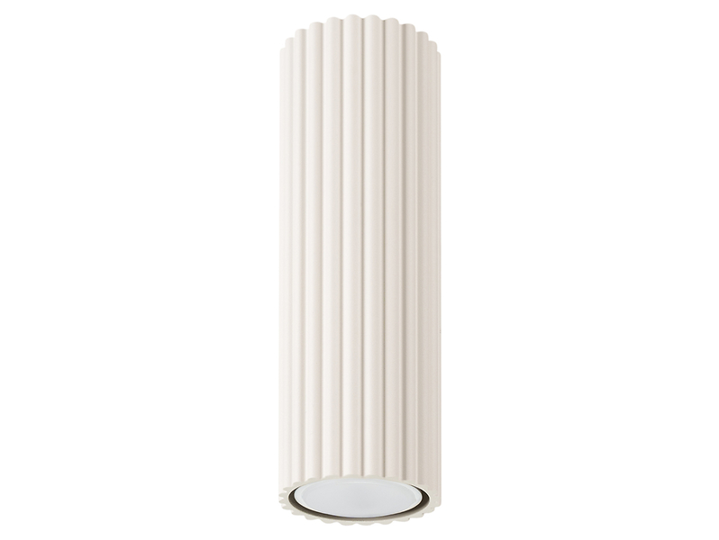 Lampa natynkowa Karbon aluminiowa 20 cm beżowa 439224