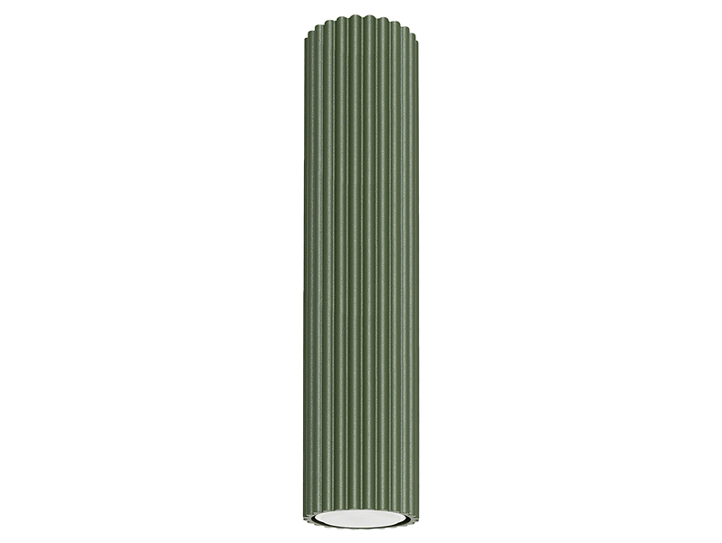 Lampa natynkowa Karbon aluminiowa 30 cm zielona 439244