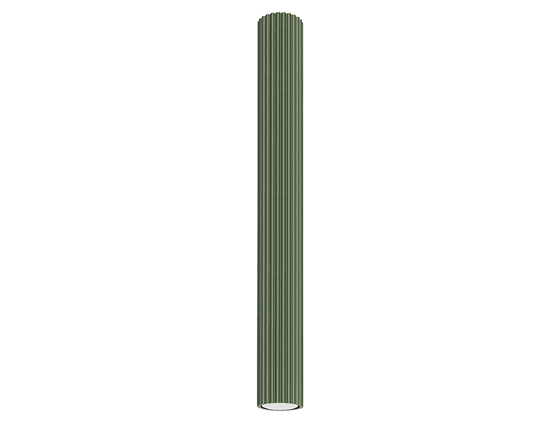 Lampa natynkowa Karbon aluminiowa 60 cm zielona 439246