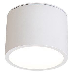 Lampa natynkowa Kendal 8,2 cm metalowa biała 665949 Lampa natynkowa Kendal 8,2 cm metalowa biała 665949