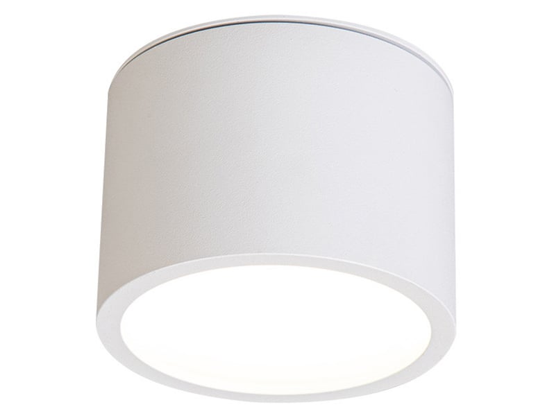 Lampa natynkowa Kendal 8,2 cm metalowa biała 665947