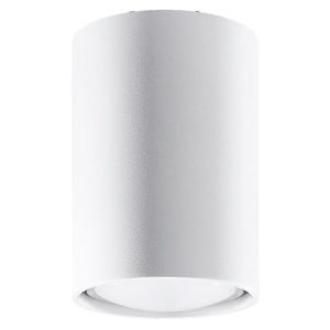 Lampa natynkowa Lagos 10 cm stalowa biała 52564 Lampa natynkowa Lagos 10 cm stalowa biała 52564