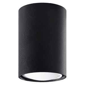 Lampa natynkowa Lagos 10 cm stalowa czarna 52568 Lampa natynkowa Lagos 10 cm stalowa czarna 52568