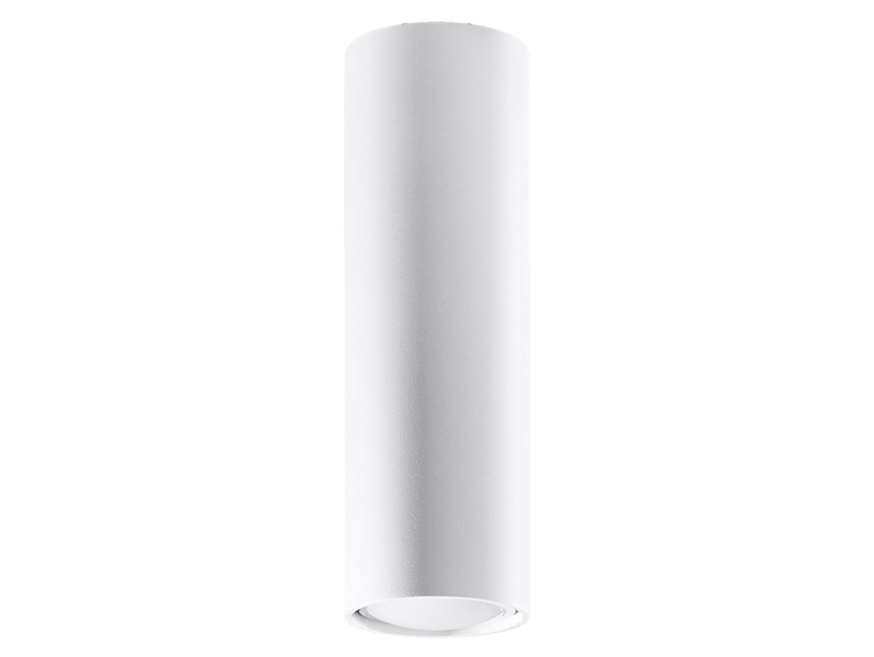 Lampa natynkowa Lagos 20 cm stalowa biała 52565