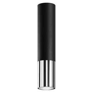 Lampa natynkowa Loopez stalowa czarna 52528 Lampa natynkowa Loopez stalowa czarna 52528