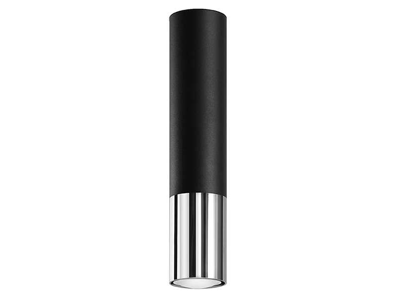 Lampa natynkowa Loopez stalowa czarna 52528