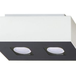 Lampa natynkowa Mono 2-punktowa stalowa biała 73886 Lampa natynkowa Mono 2-punktowa stalowa biała 73886