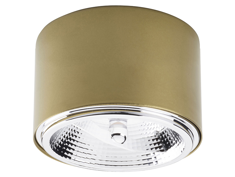 Lampa natynkowa Moris metalowa złota 57197