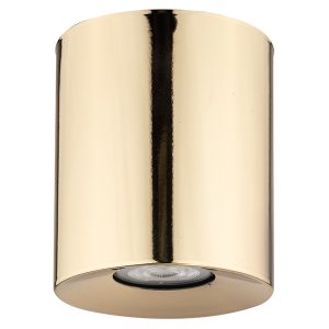 Lampa natynkowa Orion metalowa 12,5 cm złota 293679