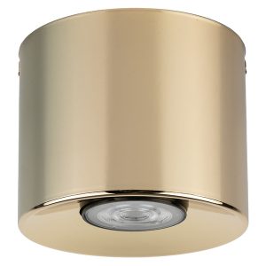 Lampa natynkowa Orion metalowa 9 cm złota 293678