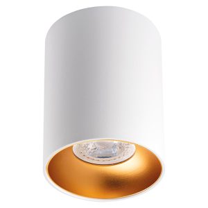 Lampa natynkowa Riti aluminiowa biało-złota 75889 Lampa natynkowa Riti aluminiowa biało-złota 75889