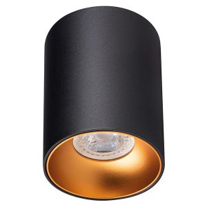 Lampa natynkowa Riti aluminiowa czarno-złota 75890 Lampa natynkowa Riti aluminiowa czarno-złota 75890