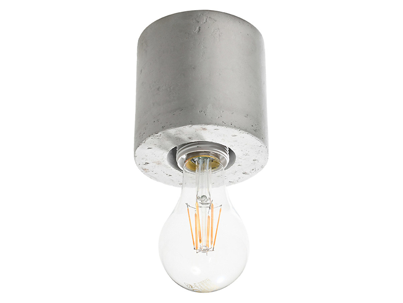 Lampa natynkowa Salgado betonowa szara 52488