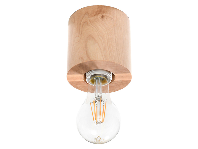 Lampa natynkowa Salgado drewniana beżowa 52482