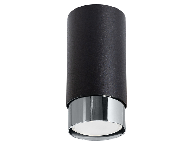 Lampa natynkowa stalowa 12,5 cm czarna 439092