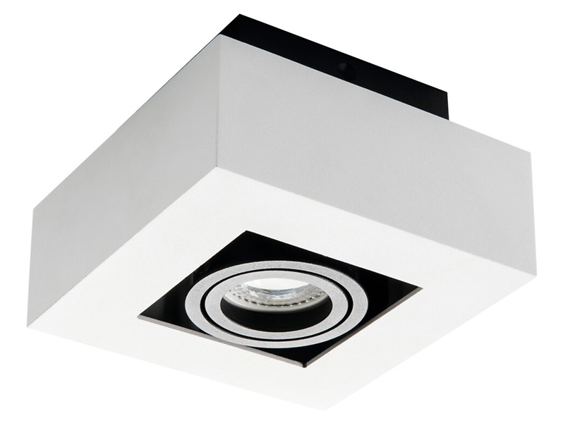 Lampa natynkowa Stobi aluminiowa 8,5 cm biała 56005