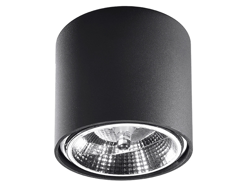 Lampa natynkowa Tiube aluminiowa czarna 52496