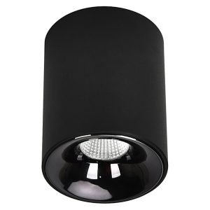 Lampa natynkowa Tom LED metalowa czarna 713553 Lampa natynkowa Tom LED metalowa czarna 713553