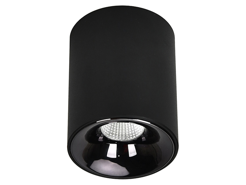 Lampa natynkowa Tom LED metalowa czarna 713553
