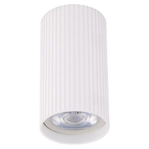 Lampa natynkowa Tune 10 cm metalowa biała 293893 Lampa natynkowa Tune 10 cm metalowa biała 293893