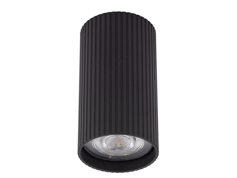 Lampa natynkowa Tune 10 cm metalowa czarna 293892
