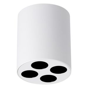 Lampa natynkowa Zoe LED 4-punktowa aluminiowa biała 348312 Lampa natynkowa Zoe LED 4-punktowa aluminiowa biała 348312