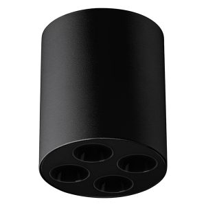 Lampa natynkowa Zoe LED 4-punktowa aluminiowa czarna 348313 Lampa natynkowa Zoe LED 4-punktowa aluminiowa czarna 348313