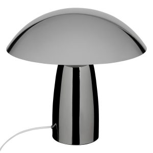 Lampa nocna grzybek OMIA, srebrna, wys. 34 cm 931943 Lampa nocna grzybek OMIA, srebrna, wys. 34 cm 931943