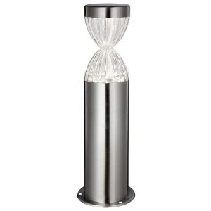 Lampa ogrodowa ADRIA wys:36 cm srebrna satynowana LED 1x6W 420lm IP44 Polux 921427 Lampa ogrodowa ADRIA wys:36 cm srebrna satynowana LED 1x6W 420lm IP44 Polux 921427