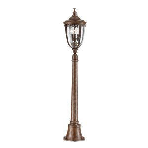 Lampa ogrodowa brązowa English Bridle wys:118 cm 3xE14x60W IP44 Feiss 921557 Lampa ogrodowa brązowa English Bridle wys:118 cm 3xE14x60W IP44 Feiss 921557
