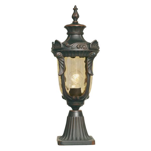Lampa ogrodowa brązowa Philadelphia wys:54 cm 1xE27x60W IP44 Elstead 921607